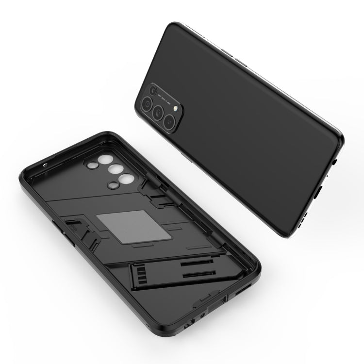 For OPPO Reno5 5G Punk Armor 2 in 1 PC + TPU Shockproof Case with Invisible Holder