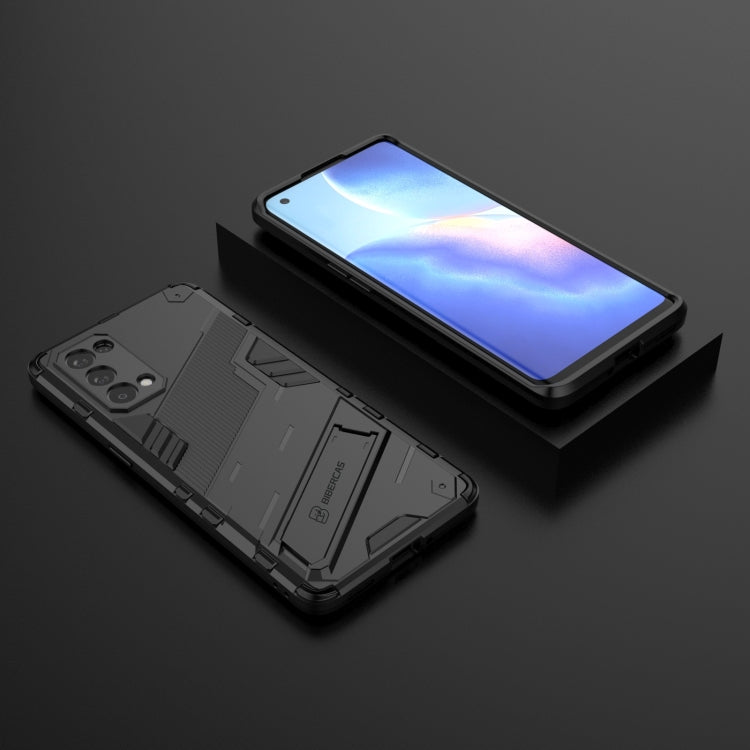 For OPPO Reno5 Pro Punk Armor 2 in 1 PC + TPU Shockproof Case with Invisible Holder