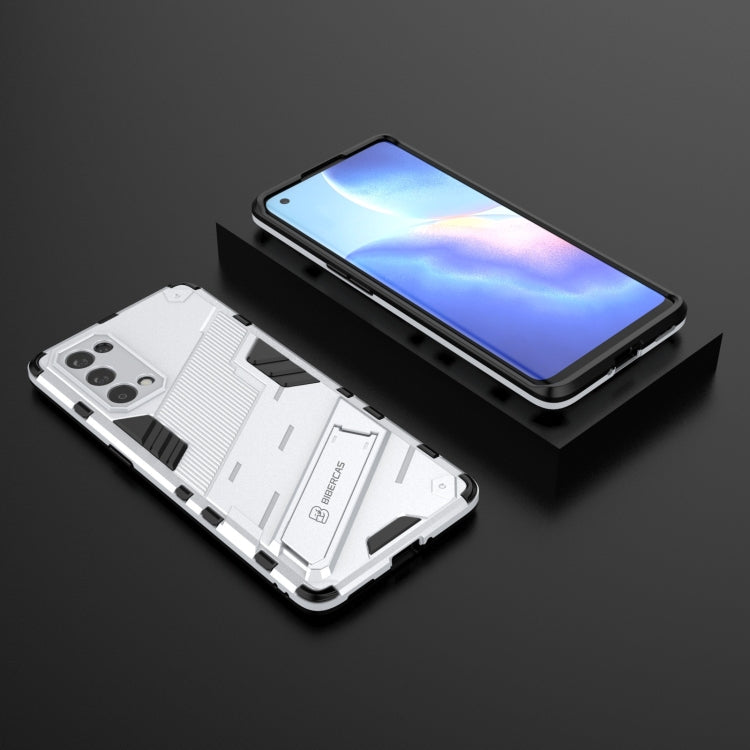 For OPPO Reno5 Pro Punk Armor 2 in 1 PC + TPU Shockproof Case with Invisible Holder
