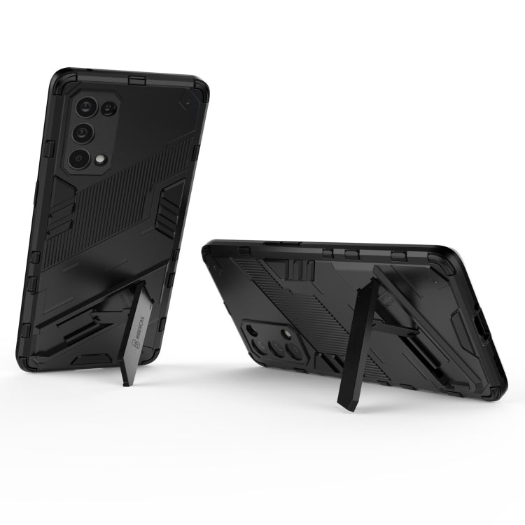 For OPPO Reno5 Pro Punk Armor 2 in 1 PC + TPU Shockproof Case with Invisible Holder