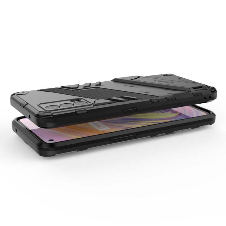 For OPPO Realme V15 Punk Armor 2 in 1 PC + TPU Shockproof Case with Invisible Holder