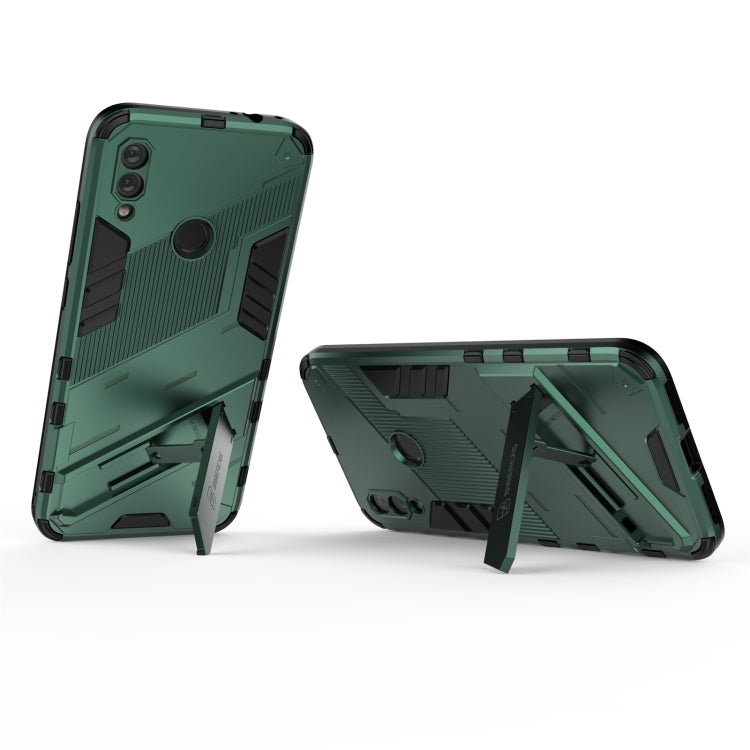 For Xiaomi Redmi Note 7 Punk Armor 2 in 1 PC + TPU Shockproof Case with Invisible Holder