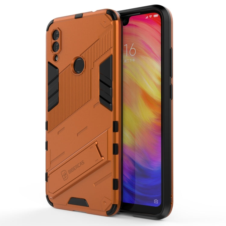 For Xiaomi Redmi Note 7 Punk Armor 2 in 1 PC + TPU Shockproof Case with Invisible Holder