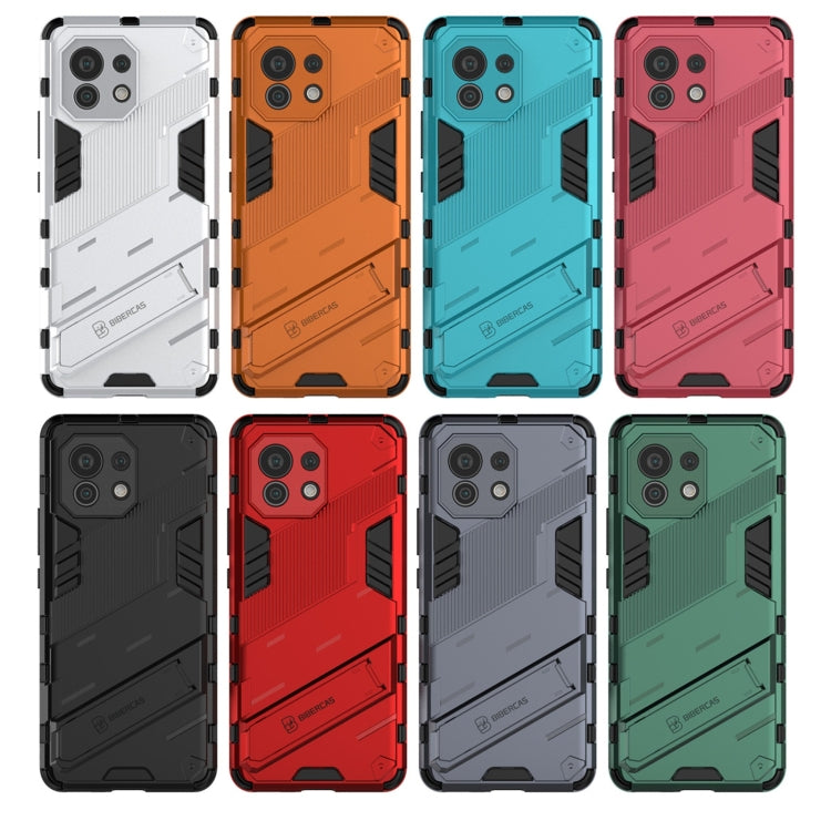 For Xiaomi Mi 11 Punk Armor 2 in 1 PC + TPU Shockproof Case with Invisible Holder