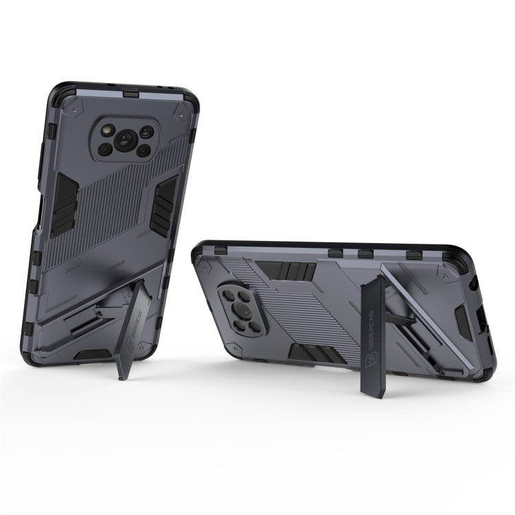 For Xiaomi Poco X3 Punk Armor 2 in 1 PC + TPU Shockproof Case with Invisible Holder