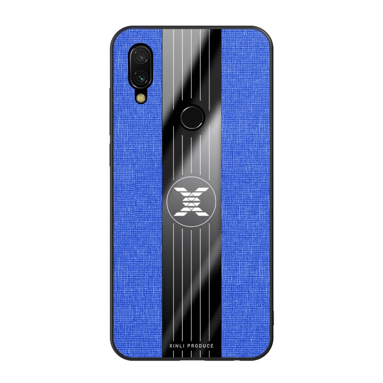 For Xiaomi Redmi 7 XINLI Stitching Cloth Texture Shockproof TPU Protective Case