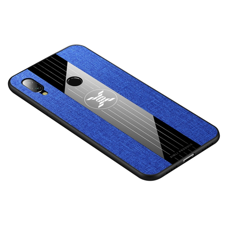 For Xiaomi Redmi 7 XINLI Stitching Cloth Texture Shockproof TPU Protective Case