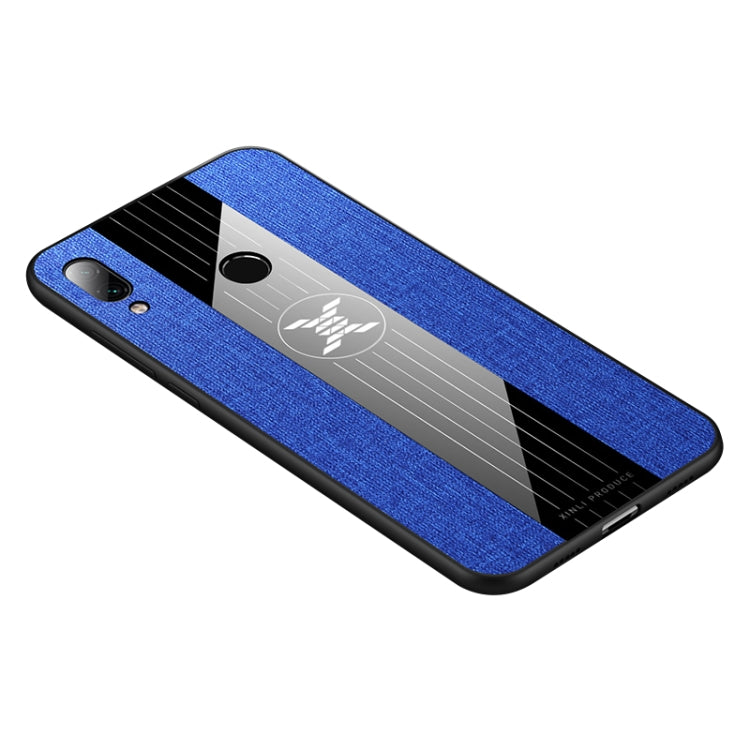 For Xiaomi Redmi Note 7 XINLI Stitching Cloth Texture Shockproof TPU Protective Case