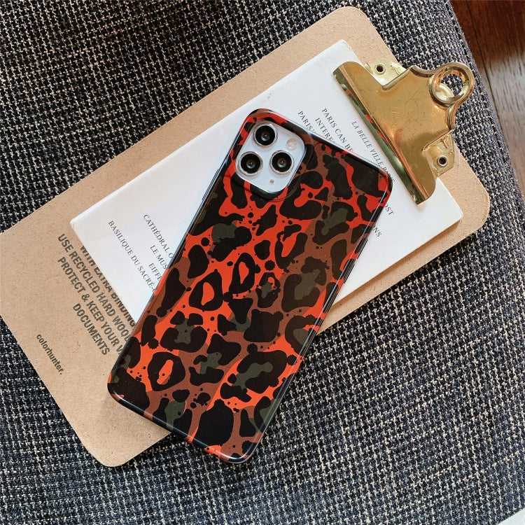 For iPhone 12 mini Leopard Series IMD Shockproof Protective Case