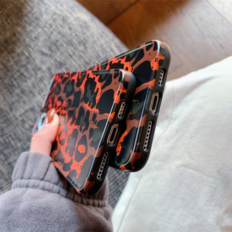 For iPhone 12 mini Leopard Series IMD Shockproof Protective Case