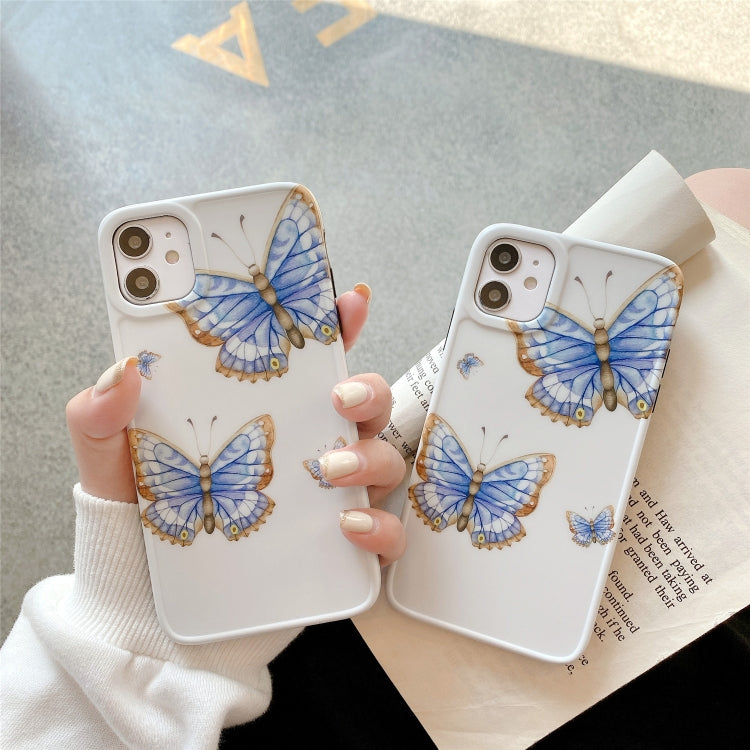 For iPhone 12 Leopard Series IMD Shockproof Protective Case