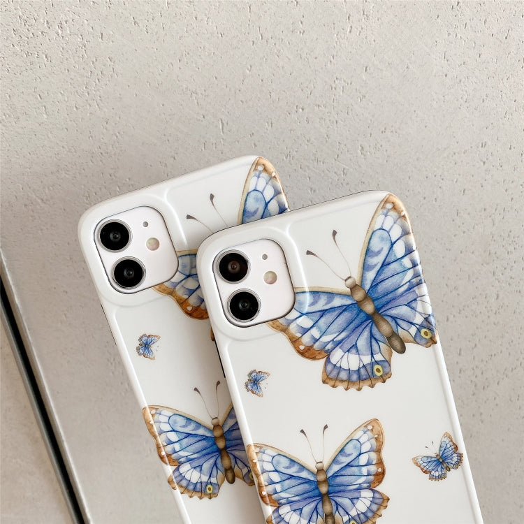 For iPhone 12 Leopard Series IMD Shockproof Protective Case