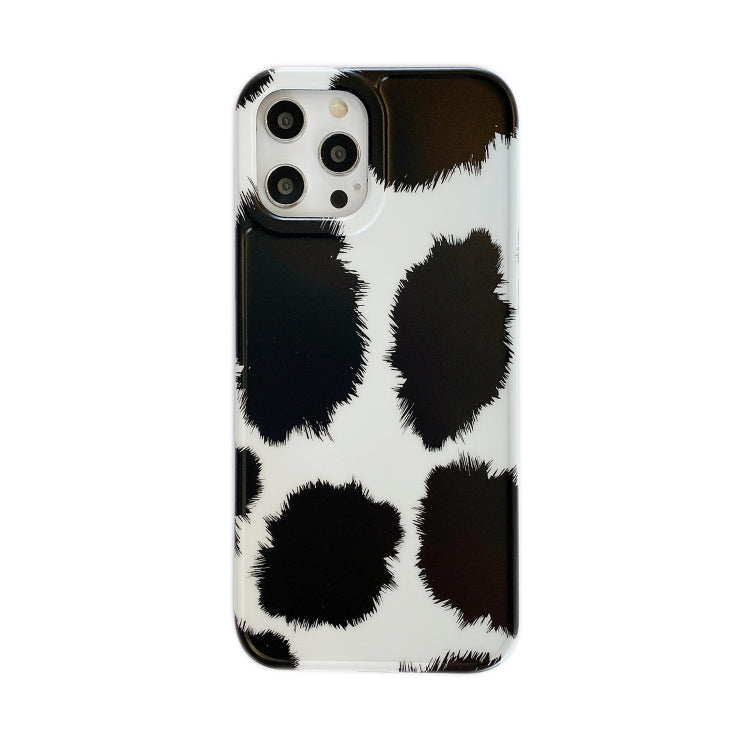 For iPhone 12 Pro Leopard Series IMD Shockproof Protective Case