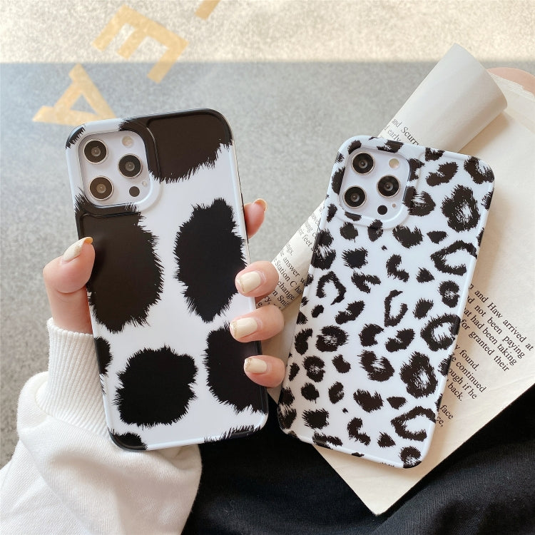 For iPhone 12 Pro Leopard Series IMD Shockproof Protective Case