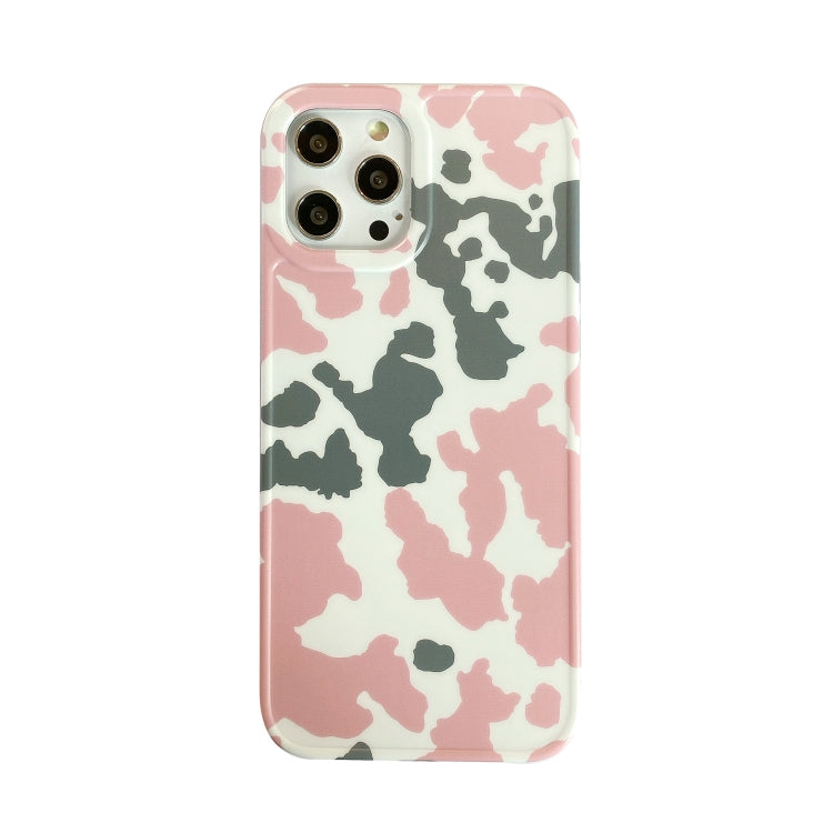 For iPhone 12 Pro Leopard Series IMD Shockproof Protective Case