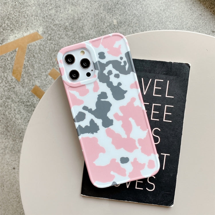 For iPhone 12 Pro Leopard Series IMD Shockproof Protective Case
