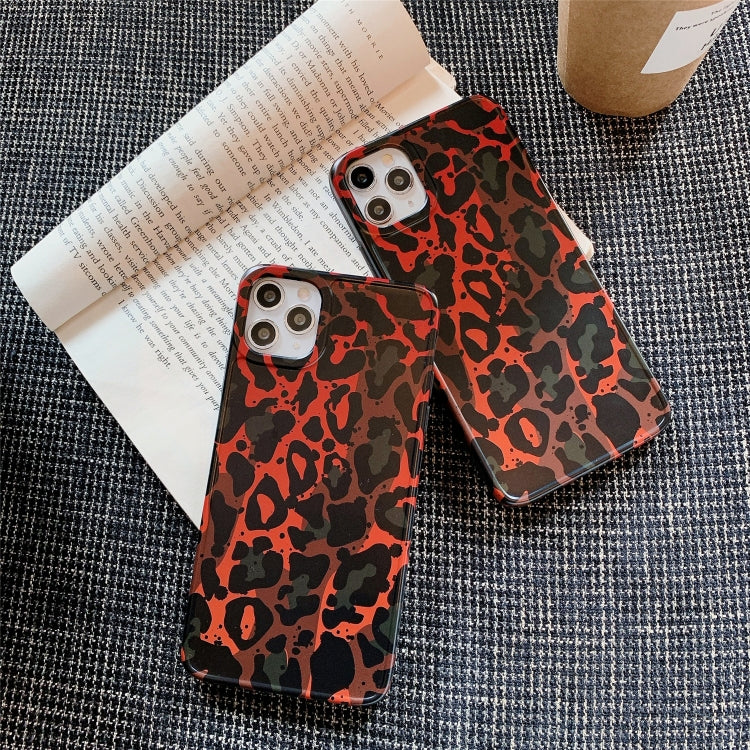 For iPhone 12 Pro Leopard Series IMD Shockproof Protective Case