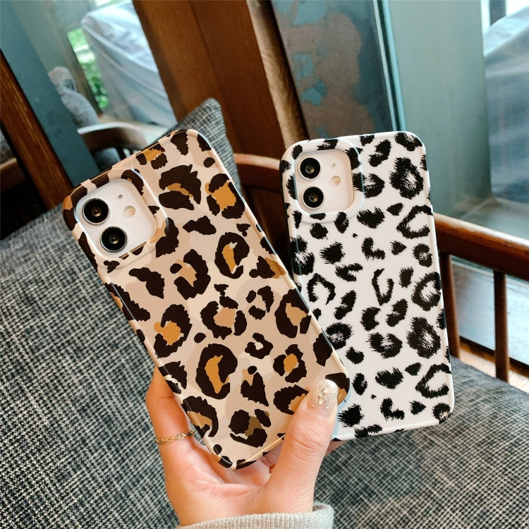 For iPhone 12 Pro Max Leopard Series IMD Shockproof Protective Case