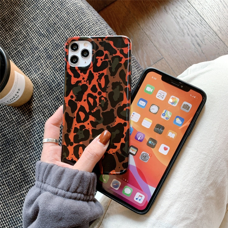 For iPhone 12 Pro Max Leopard Series IMD Shockproof Protective Case