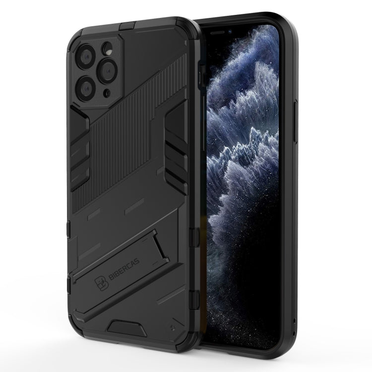 For iPhone 11 Pro Punk Armor 2 in 1 PC + TPU Shockproof Case with Invisible Holder