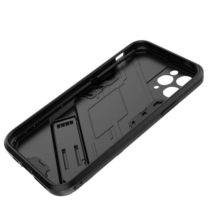 For iPhone 11 Pro Punk Armor 2 in 1 PC + TPU Shockproof Case with Invisible Holder
