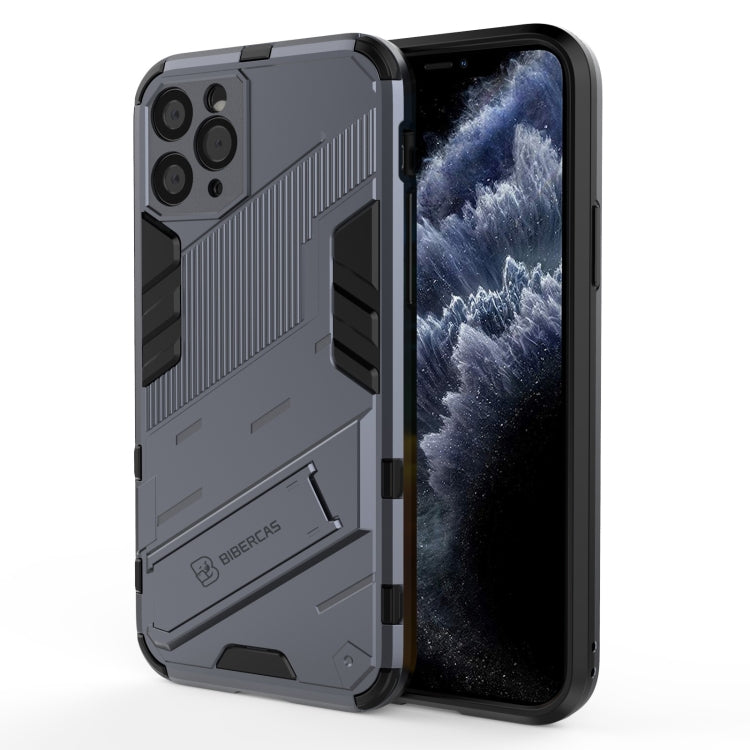 For iPhone 11 Pro Punk Armor 2 in 1 PC + TPU Shockproof Case with Invisible Holder