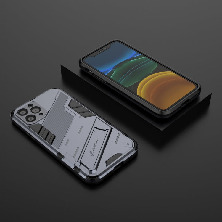 For iPhone 11 Pro Punk Armor 2 in 1 PC + TPU Shockproof Case with Invisible Holder
