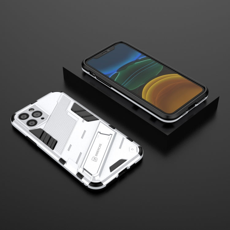 For iPhone 11 Pro Punk Armor 2 in 1 PC + TPU Shockproof Case with Invisible Holder