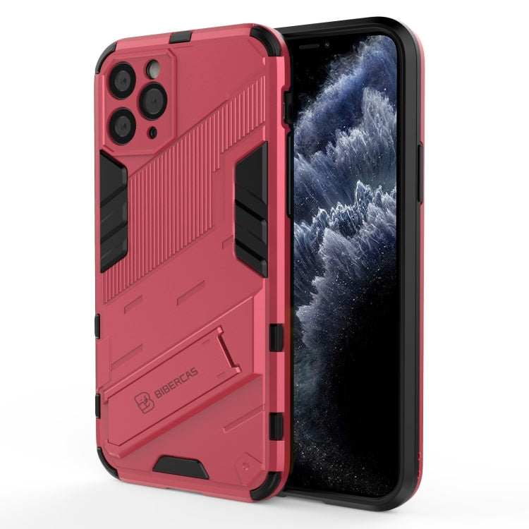 For iPhone 11 Pro Punk Armor 2 in 1 PC + TPU Shockproof Case with Invisible Holder