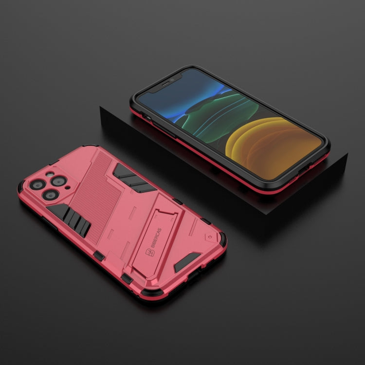 For iPhone 11 Pro Punk Armor 2 in 1 PC + TPU Shockproof Case with Invisible Holder