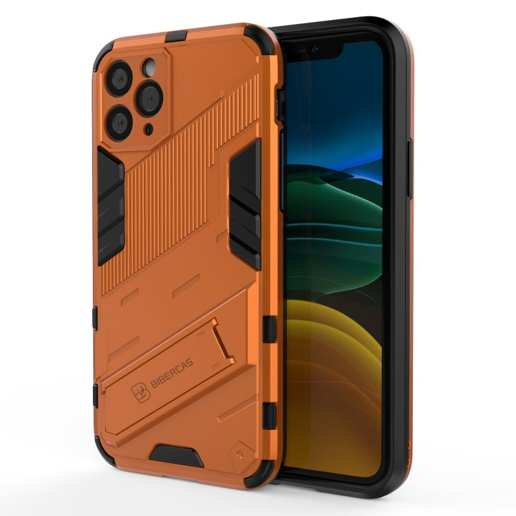 For iPhone 11 Punk Armor 2 in 1 PC + TPU Shockproof Case with Invisible Holder