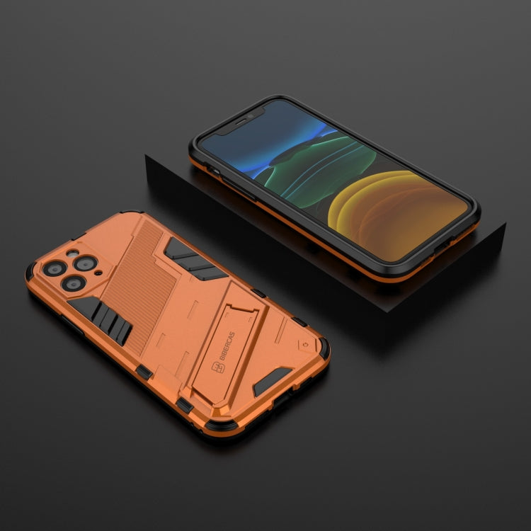 For iPhone 11 Punk Armor 2 in 1 PC + TPU Shockproof Case with Invisible Holder
