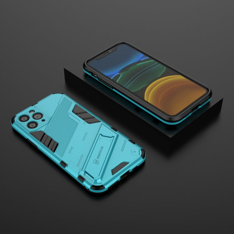 For iPhone 11 Punk Armor 2 in 1 PC + TPU Shockproof Case with Invisible Holder