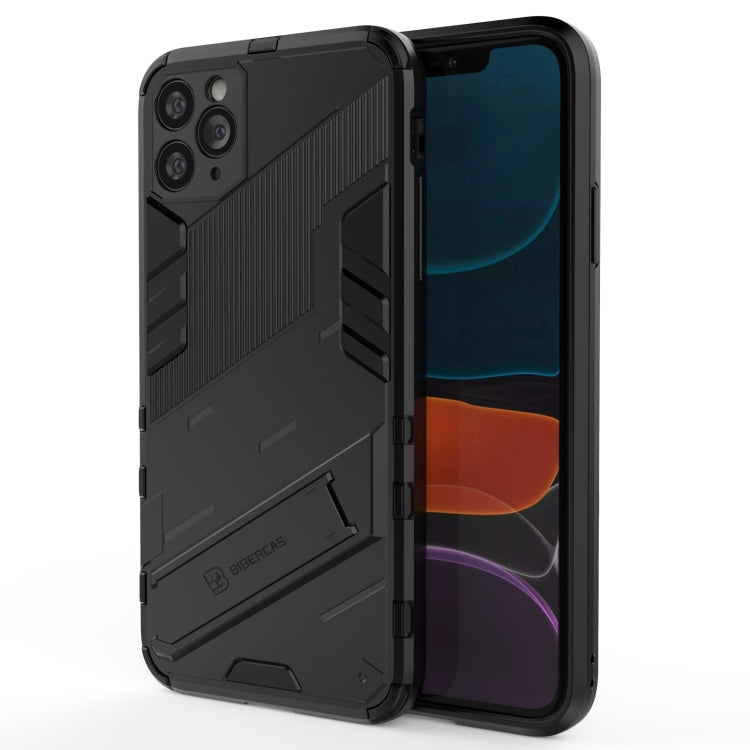 For iPhone 11 Pro Max Punk Armor 2 in 1 PC + TPU Shockproof Case with Invisible Holder