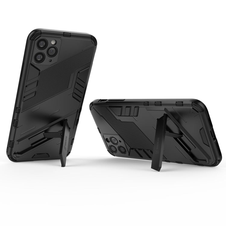 For iPhone 11 Pro Max Punk Armor 2 in 1 PC + TPU Shockproof Case with Invisible Holder