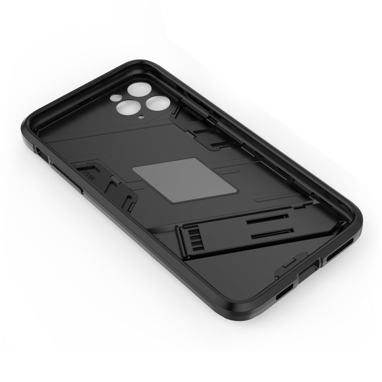 For iPhone 11 Pro Max Punk Armor 2 in 1 PC + TPU Shockproof Case with Invisible Holder