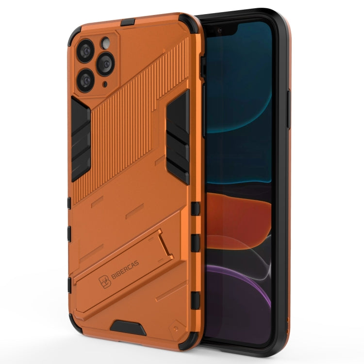 For iPhone 11 Pro Max Punk Armor 2 in 1 PC + TPU Shockproof Case with Invisible Holder