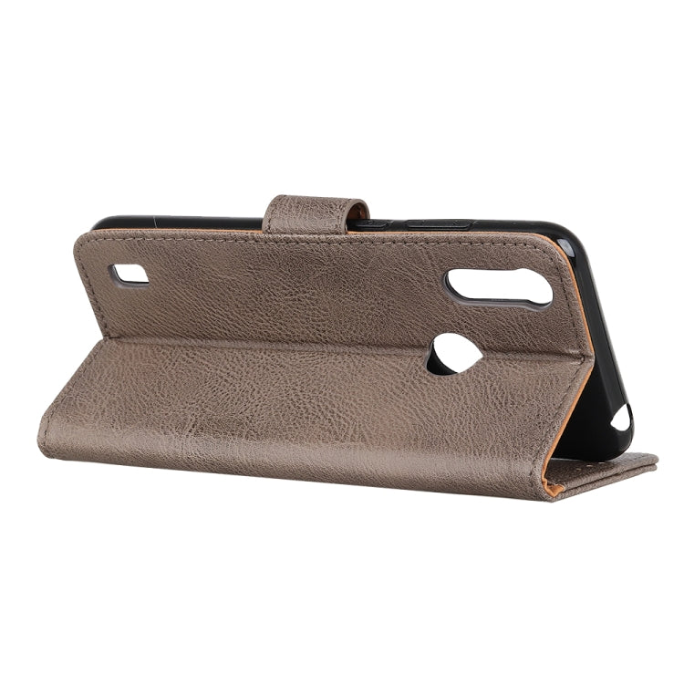 For Motorola Moto E7 Power / E7i Power / Lenovo K13 KHAZNEH Cowhide Texture Horizontal Flip Leather Case with Holder & Card Slots & Wallet