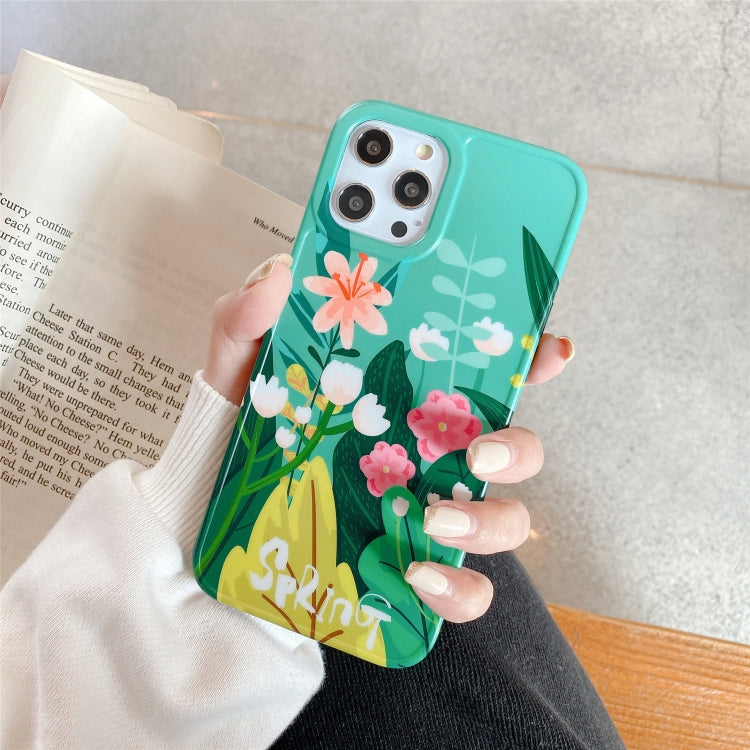 Painted Pattern IMD Shockproof Protective Case For iPhone 11