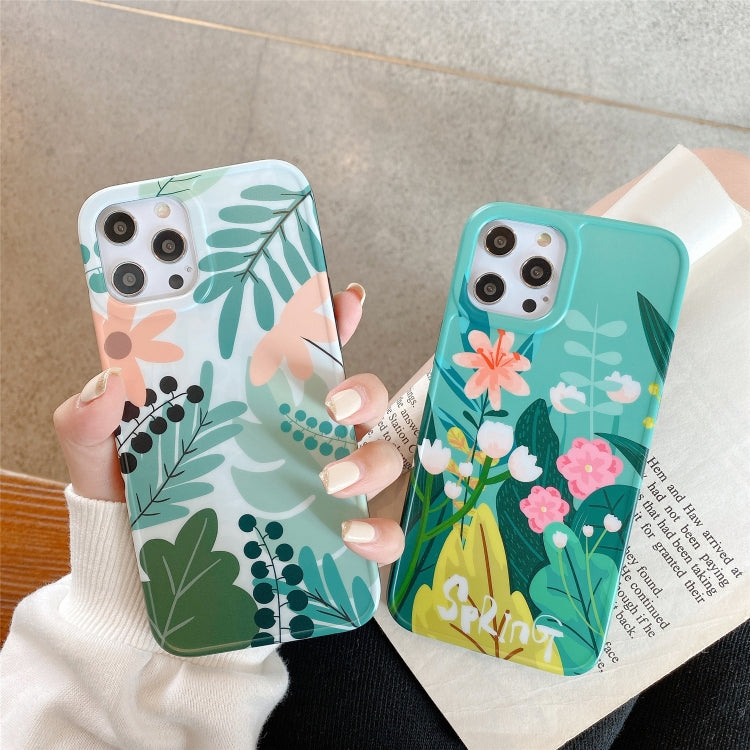 Painted Pattern IMD Shockproof Protective Case For iPhone 11 Pro Max