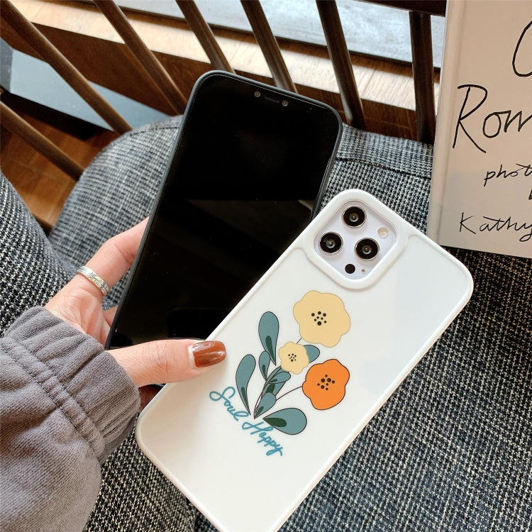 For iPhone 12 mini Painted Pattern IMD Shockproof Protective Case