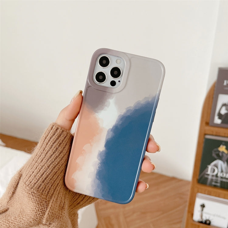 For iPhone 12 Painted Pattern IMD Shockproof Protective Case