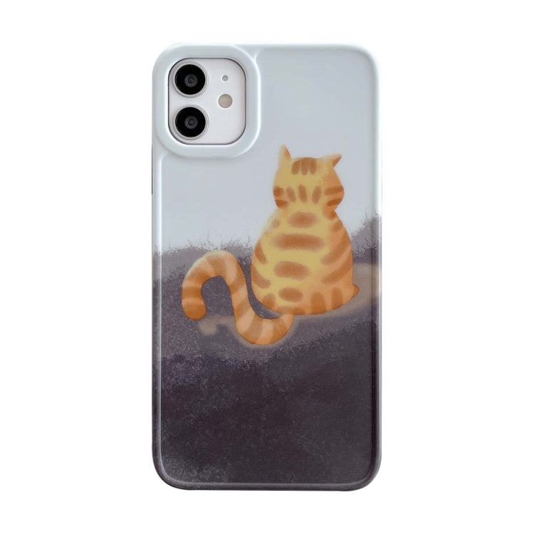 For iPhone 12 Painted Pattern IMD Shockproof Protective Case