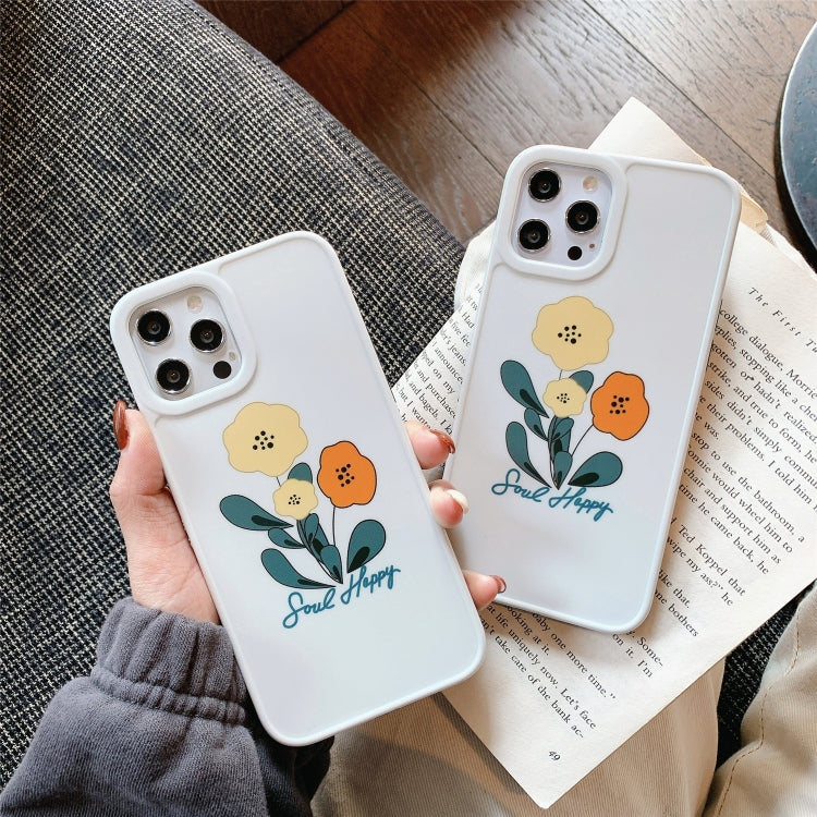 For iPhone 12 Painted Pattern IMD Shockproof Protective Case