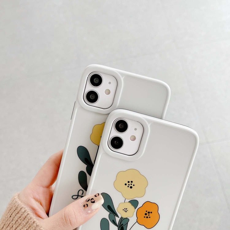 For iPhone 12 Painted Pattern IMD Shockproof Protective Case