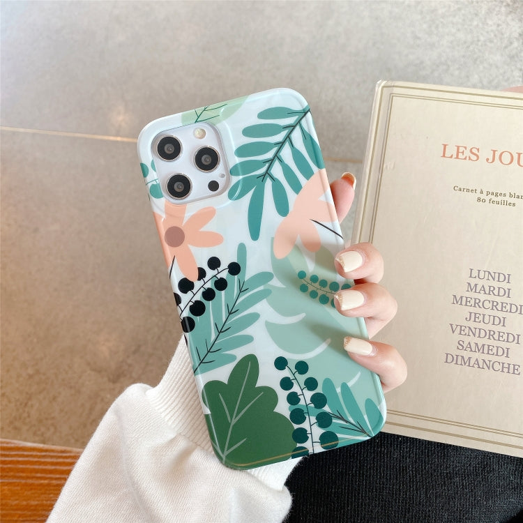 For iPhone 12 Pro Painted Pattern IMD Shockproof Protective Case