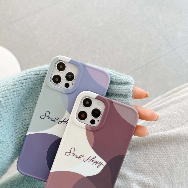 For iPhone 12 Pro Painted Pattern IMD Shockproof Protective Case