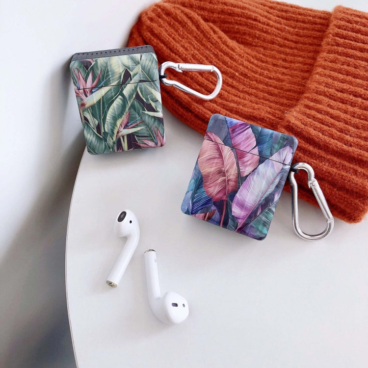 Luggage Banana Leaf IMD Shockproof Protective Case for AirPods 1 / 2