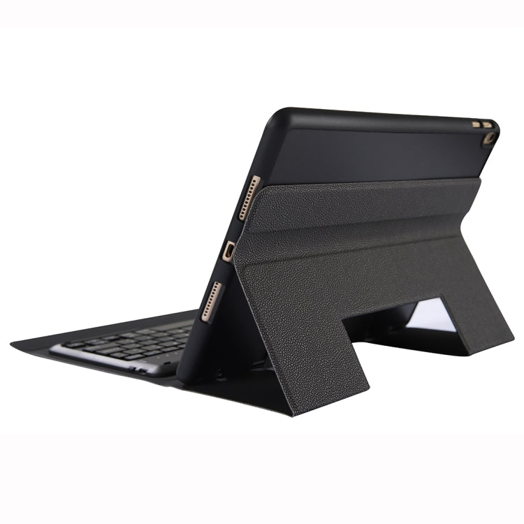 K102B For iPad 10.2 inch 2019 Ultra-thin One-piece Bluetooth Keyboard Leather Tablet Case with Stand & Pen Slot