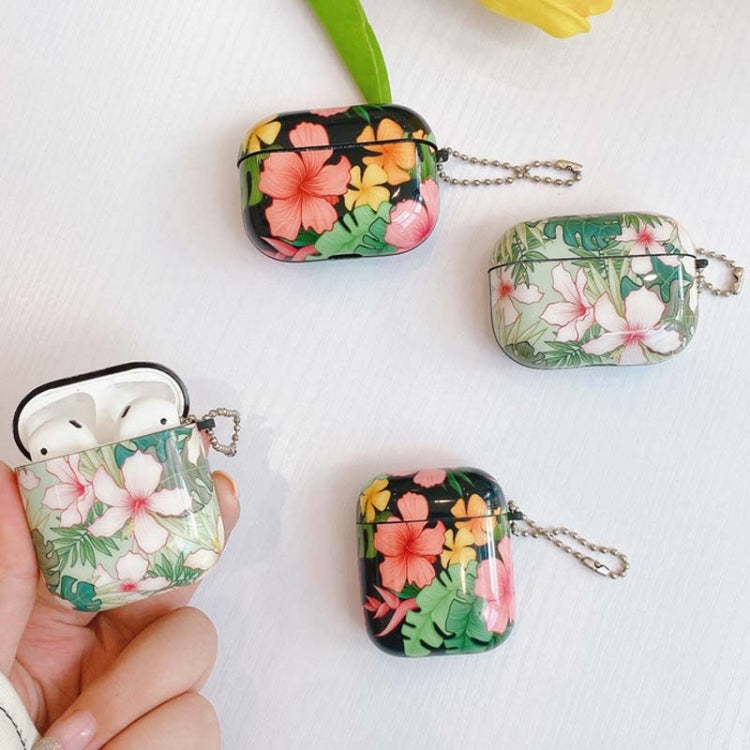 Painted Flower Tree IMD Shockproof Protective Case For AirPods 1 / 2